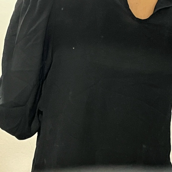 BLACK PEARL WORK BLOUSE - Picture 4 of 5